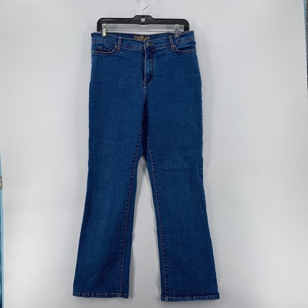 Bestow Jeans Women's Size 14P Front Rear Pockets Denim Blue Belt Loops